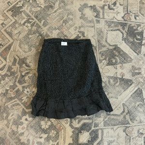 Sage the label bandeau skirt black and white polka dots